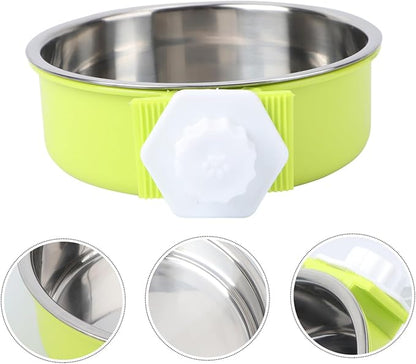 BESPORTBLE Pet Drinking Bowls Insulated Dog Water Bowl Portable Easy Stainless Steel Pet Feeder
