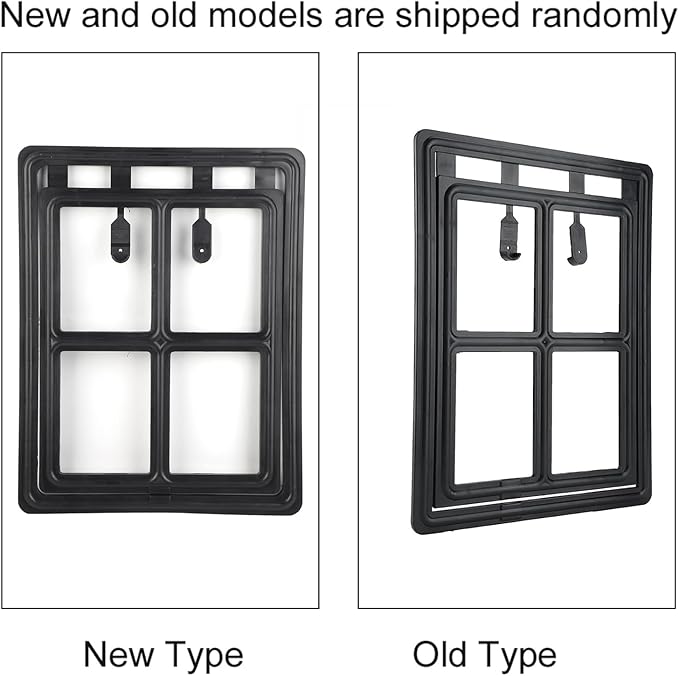 Pet Door, Sturdy Doggie Pet Door, Doggy Doggie Door, Screen Window Gate, Interior and Exterior Doors for Pet Lovers (XL Field Style)