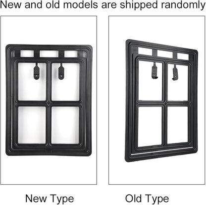 Pet Door, Sturdy Doggie Pet Door, Doggy Doggie Door, Screen Window Gate, Interior and Exterior Doors for Pet Lovers (XL Field Style)