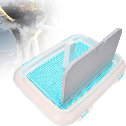 Basics Dog Potty Tray - Indoor Dog and Puppy Training Toilet - Scheduled Urination Tray