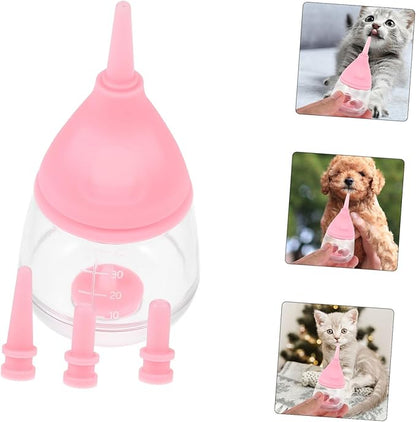 BESPORTBLE Newborn Pet Nursing Bottle Kitten Puppy Milk Feeder Break Resistance Design