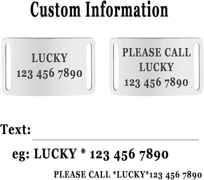 Moonpet Custom Personalized Dog Harness Leash Set with Name and Phone Number,No Pull Heavy Duty Personalized Small Medium Large X-Large Dogs Pet Vest Harness for Training and Walking
