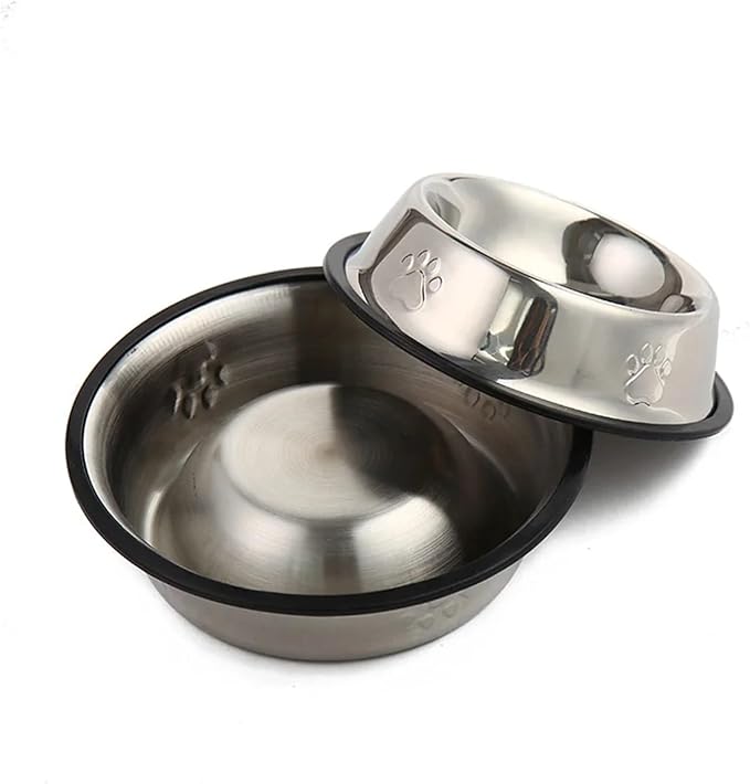 Cat Feeding Stainless Steel Pet Bowl Feed Bowls Multi-Specification Dog Feeder Supplies(ACH188)