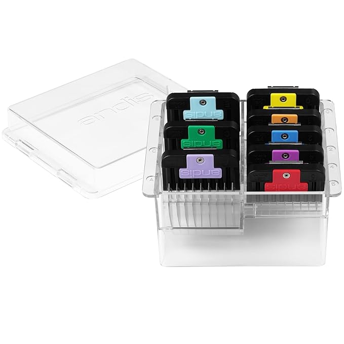 Andis - set of combs lifted stainless steel parts 8