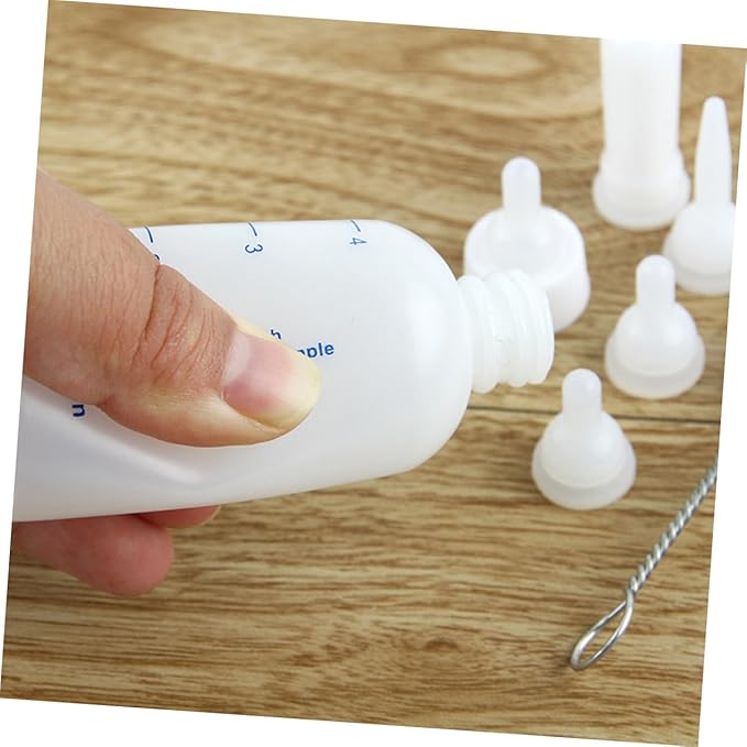 BESPORTBLE Professional Pet Nurser Bottles Set 60ml Milk Bottle Kit for Kitten Puppies Cleaning Brush
