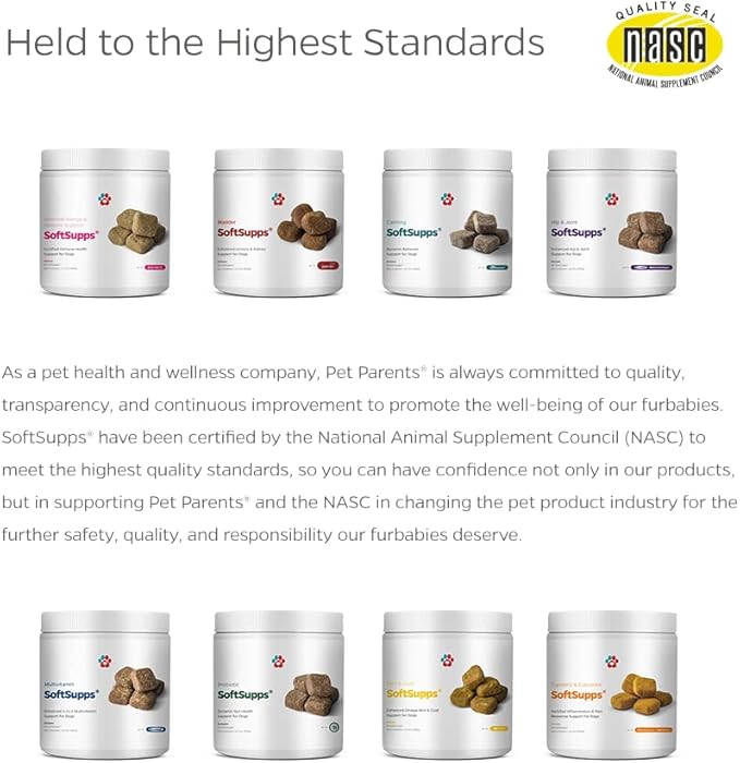 Pet Parents® Bladder SoftSupps® Cranberry Supplement for Dogs with Pacran®, D-Mannose and Pumpkin Seed Extract, Urinary Tract Health and Bladder Control Support, Kidney Support Soft Chews, 90 Ct