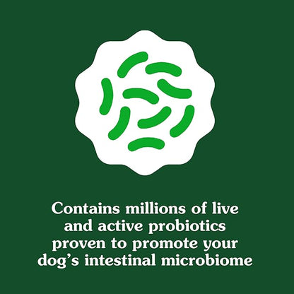 Greenies Supplements Digestive Health Probiotics for Dogs, Dog Probiotic Supplements, Chicken Flavor, 7.8 oz. Pouch of 40 Count