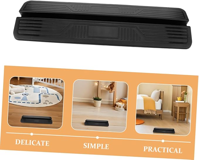 PRETYZOOM Pet Gate Reinforcement Safety Door Fixator Ramps for Doorways Floor Height Gap Bridge Adaptable Design Accessories