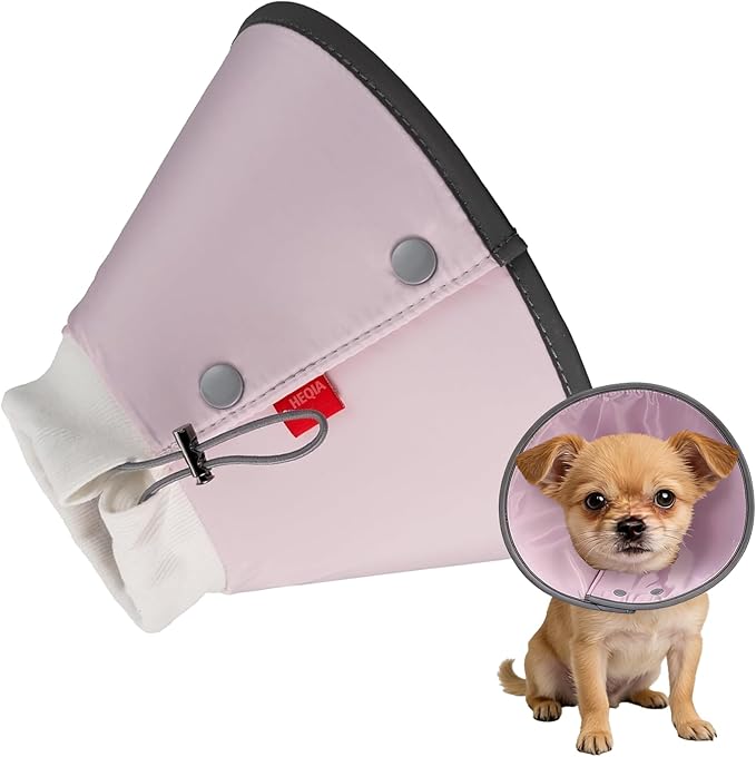 Dog Cone Collar After Surgery, Adjustable Soft Recovery Cone for Small Dogs to Stop Licking, Comfortable Pets Collar for Dogs Anti-Bite Lick Protective Wound