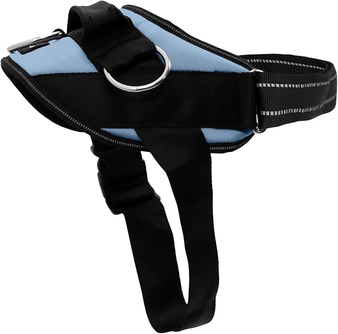 ShawnCo Essential Dog Harness, No-Pull Pet Vest with 3 Leash Clips, No Choke, Reflective, Adjustable and Padded, for Easy Walking and Training for Small, Medium and Large Dogs (Moonglow, XL)