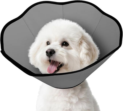 MIDOG Dog Cone Collar After Surgery, Soft Dog Cone Alternative to Stop Licking,Adjustable Elizabethan Recovery Cones for Small to Large Sized Dogs