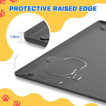 Pawinner 41PCS Puppy Pee Pad Holder Set for Dog, Non-Slip Silicone Dog Puppy Pad Holder for 36.3" x 25.3" Training Pads, High Edge Pee Pad Tray with 4 Magnetic Holder Clamps and 40pcs Puppy Potty Pad
