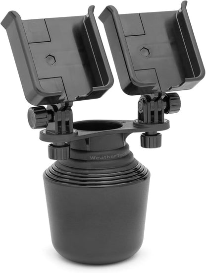 WeatherTech Double High Pet Feeding System - Elevated Dog/Cat Bowls - 4 inch High Light Grey (DHC1604LGLG)