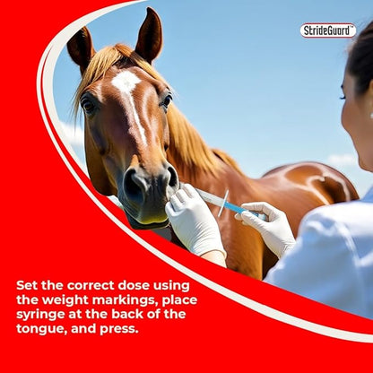 Horse Ivermectin Paste 1.87% – Apple Flavored Oral Horse Dewormer Syringe – 6.08g Tube Treats Horses Up to 1250 LB 2 Pack