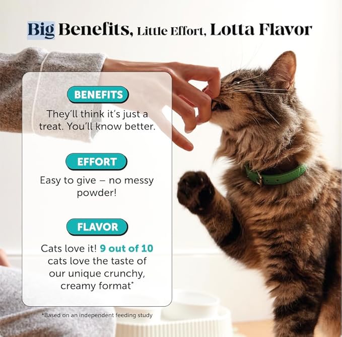 Calming Chews for Cats - Cat Anxiety Relief + Helps Reduce Stress - Behavioral Support & Promotes Relaxation for Travel, Boarding, Vet Visits, Separation Anxiety - Chicken (90-Day Supply)