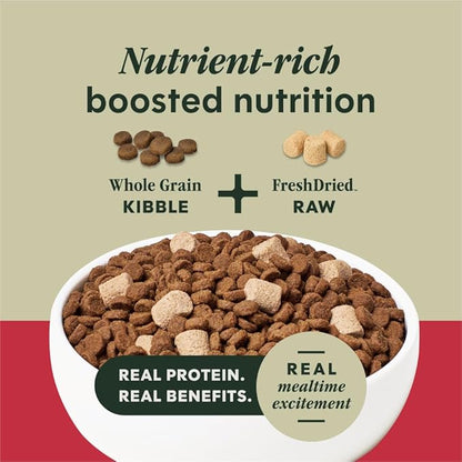 Instinct RawBoost, Natural Dry Dog Food with FreshDried Raw, Whole Grain Recipe - Real Beef & Barley, 3.5 lb. Bag