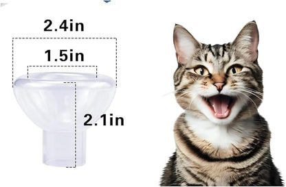 Pet Inhaler Spacer with Face Mask, Handheld Aerochamber for Pets, Cat Inhaler Spacer with Comfortable Mask, Aero Chamber (for Cats)