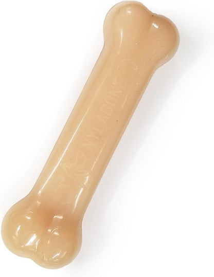 Nylabone Original Bone Power Chew Toy for Dogs, Durable & Tough Dog Toys for Aggressive Chewers, Original Flavor, X-Small/Petite - Up to 15 lbs, 1 Count
