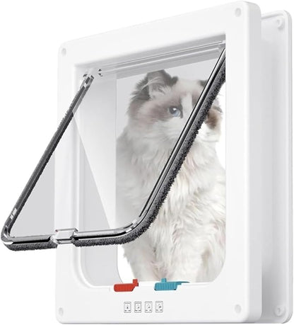 pet Door, Energy-Saving and Efficiency-Enhancing Pet Doors and Leak-Proof Dog Cages Improve Efficiency By Half(Black)