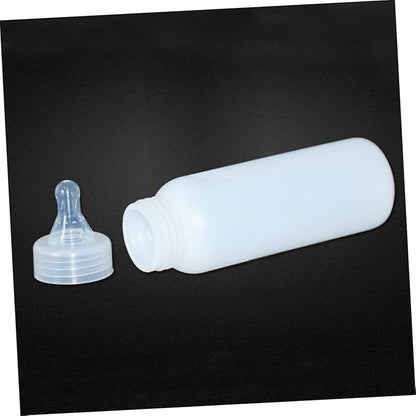Angoily Cow Pig Milk Bottles 3pc Sheep Nursing Feeding Bottles Livestock Feeders Silicone Nipple