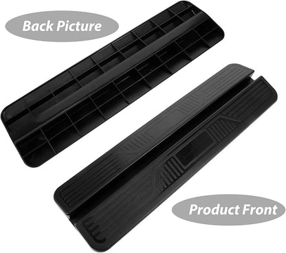 3pcs Indoor Dog Threshold Ramp Non-Slip Door Sill Ramps for Small to Large Dogs Safety Gate Accessory Black