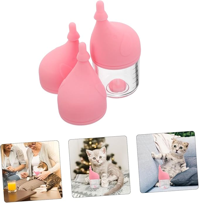 Pet Nursing Bottle for Kitten Puppy Feeding Bottle Soft Nipple Cat Milk Feeder Feeding for Newborn