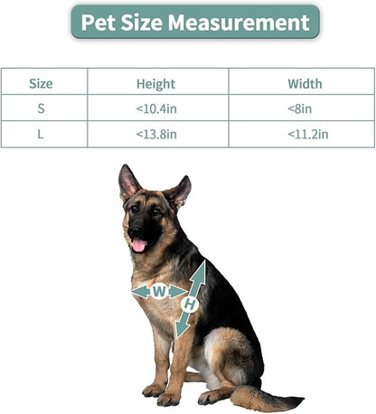 Large Doggie Door with Magnetic Locking Panel for Home Security - Durable & Weatherproof Outer Size 16.9x14in for Medium to Large Dogs, Cats, Pets. Easy to Install