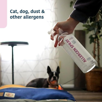 Allergy Asthma Clean Allergen Spray, Pets, Dust Allergies & More, Air & Surface, Just Add Water, Bottle, Over 33oz