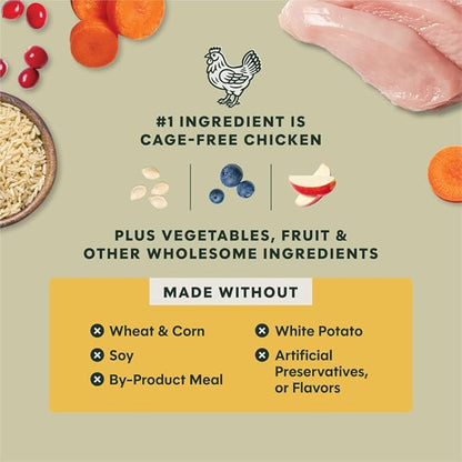 Instinct RawBoost, Natural Dry Dog Food with FreshDried Raw, Whole Grain Recipe - Real Chicken & Brown Rice, 3.5 lb. Bag