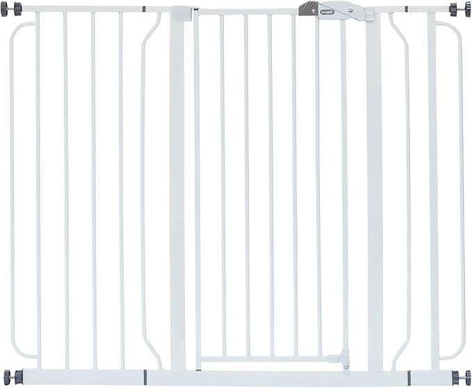 Regalo Safety 36" Extra Tall and 49" Wide Baby Gate for Doorways & Bottom of Stairs, Pressure Mounted Walk Through Baby Gate for Toddlers & Pets, Tested & Safe, American Designed, American Owned