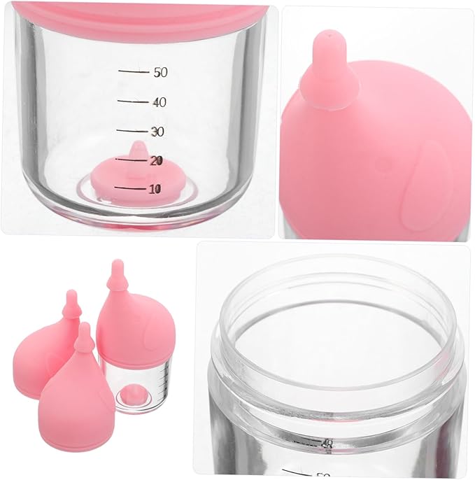 TOYANDONA Newborn Kitten Puppy Nursing Bottle Pet Feeder Soft Nipple Cat Milk Feeder Small Animal Bottle for Nursing