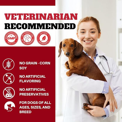 Probiotics for Dogs&Cats, Probiotic for Sensitive Stomach, Itchy Skin, Allergies, Immunity, Yeast Balance, Oral Problems-Dog Probiotic and Digestive Enzymes with Prebiotics-Reduce Diarrhea, Gas-120 Ct