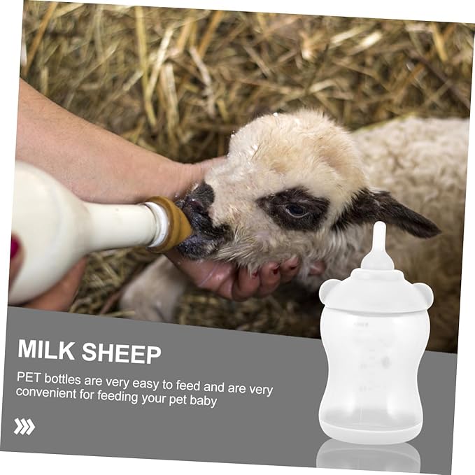 Sosoport Pet Feeding Bottle Milk Feeder for Cats Dogs and Small Animals Design for Convenient Feeding for Puppies and Kittens