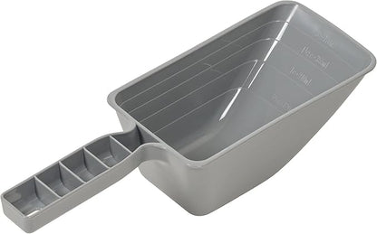 Amazon Basics 3-Piece Airtight Pet Food Storage Container Combo with Scoop, BPA Free, Removable Wheels, 33 QT + 12 QT