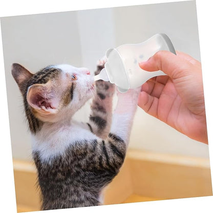 Sosoport Pet Feeding Bottle Milk Feeder for Cats Dogs and Small Animals Design for Convenient Feeding for Puppies and Kittens