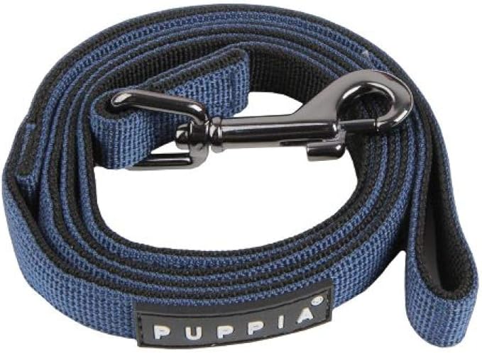 Puppia Two Tone Dog Lead Strong Durable Comfortable Grip Walking Training Leash for Small & Medium Dog, Wine, Large