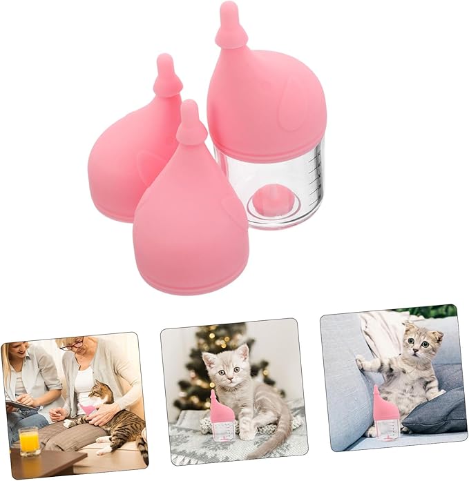SUPVOX Pet Feeder Bottle Soft Nipple Kitten and Puppy Nursing Bottle Milk Feeder for Newborn Pets Safe Milk Feeding
