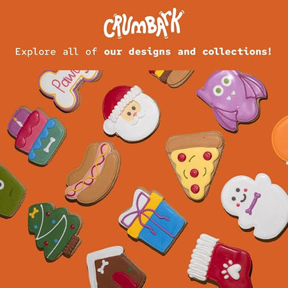 Dog Birthday Treats | Hand-Decorated Treats – 8 Pack in Gift Box | Extra Large Treat 62g Cookie, Vegan Dog Birthday Cake