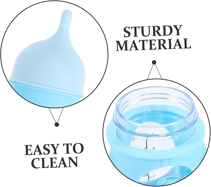 Mini Portable Feeder for Newborn Kittens Puppies Pet Nursing Bottle Scale Easy to Clean Use