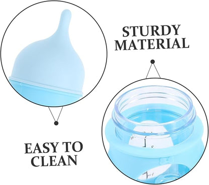 Mini Portable Feeder for Newborn Kittens Puppies Pet Nursing Bottle Scale Easy to Clean Use