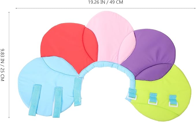 POPETPOP Flower Shaped Elizabethan Collar for Dogs Size L - Lightweight No Lick Protective Recovery Neck Cover for Post Surgery and Injury Care