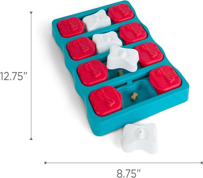 Outward Hound by Nina Ottosson Dog Brick – Interactive Treat Puzzle Enrichment Toy, Level 2 Intermediate