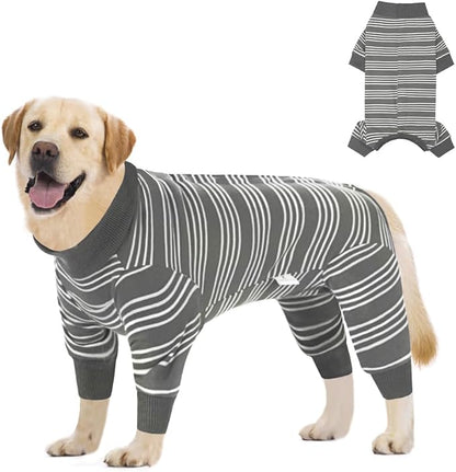FEimaX Dog Recovery Suit After Surgery, Pet Abdominal Wounds Post Surgical Shirt for Dogs Cats, Puppy Spay Neuter Prevent Licking Onesie Alternative Bandages E-Collar & Cone