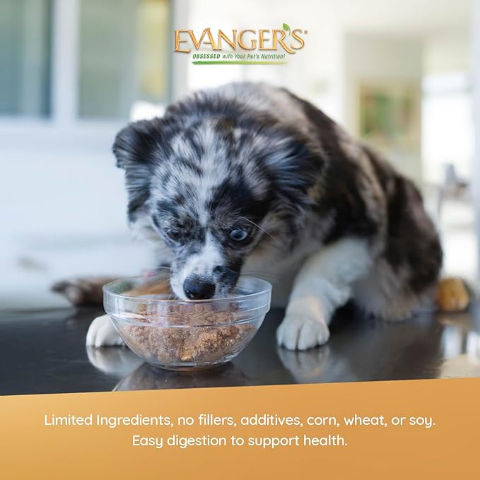 Evanger's Heritage Classics Cooked Chicken Dog Food – 12 Count, 12.5 oz Each – Grain & Gluten Free, Simple Meat-Based Diet – Supplemental & Intermittent Feeding
