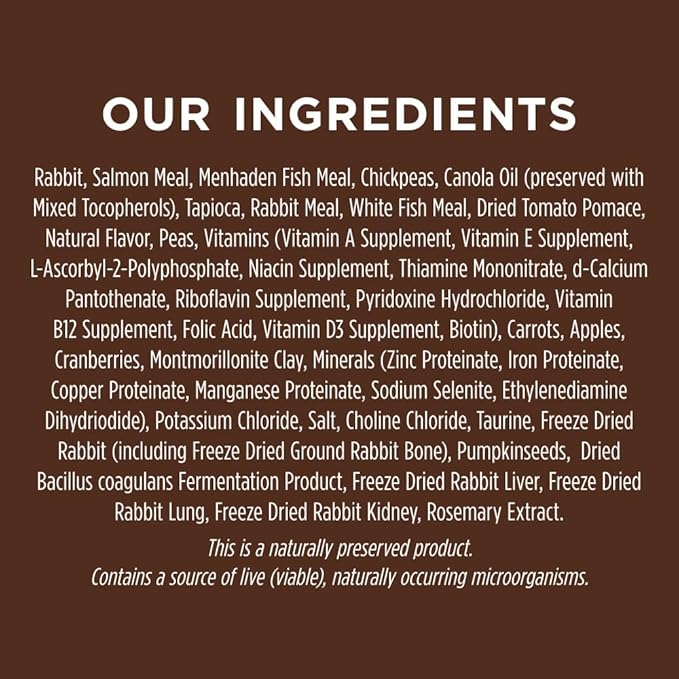 Instinct Original Dry Dog Food, Raw Coated Kibble, High Protein, Grain Free Recipe - Real Rabbit, 20 lb. Bag