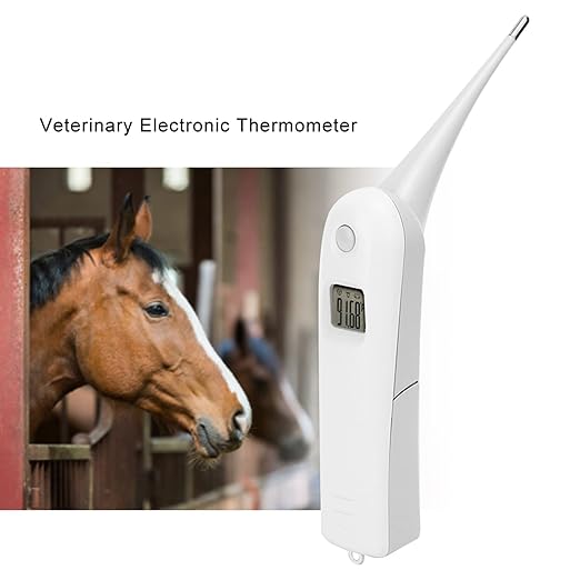Gavigain Animal Electronic Ehermometer Fast Digital Veterinary Thermometer for Dogs, Cats, Horse,Cattle, Pigs