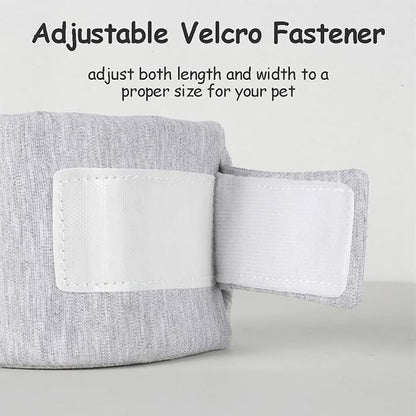 Cat Neck Brace Cover - Adjustable Elizabethan Collar for Post-Surgery Recovery, Anti-Lick Wound Protective Cervical Cone for Small Medium Large Dogs Cats (Neck Girth 4.7-9.8", Depth2.8