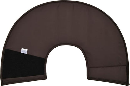 Puppia Dandy Cone Collar for Dogs After Surgery Fashionable Comfortable Pet Recovery Collar Elizabethan Dog Collar, Brown, Large