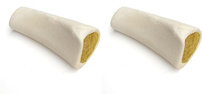 Cadet Double Stuffed Shin Bone - Highly Digestible, High Protein, Long-Lasting Dog Chew Bone for Aggressive Chewers, Supports Dental Health, Bacon & Cheese Flavor, Large (1 Count) (Pack of 2)