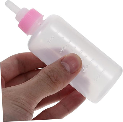 Happyyami Dog Bottle Squeeze Feeder Pet Nursing Bottles Kit for Puppy Kitten Milk Set Portable